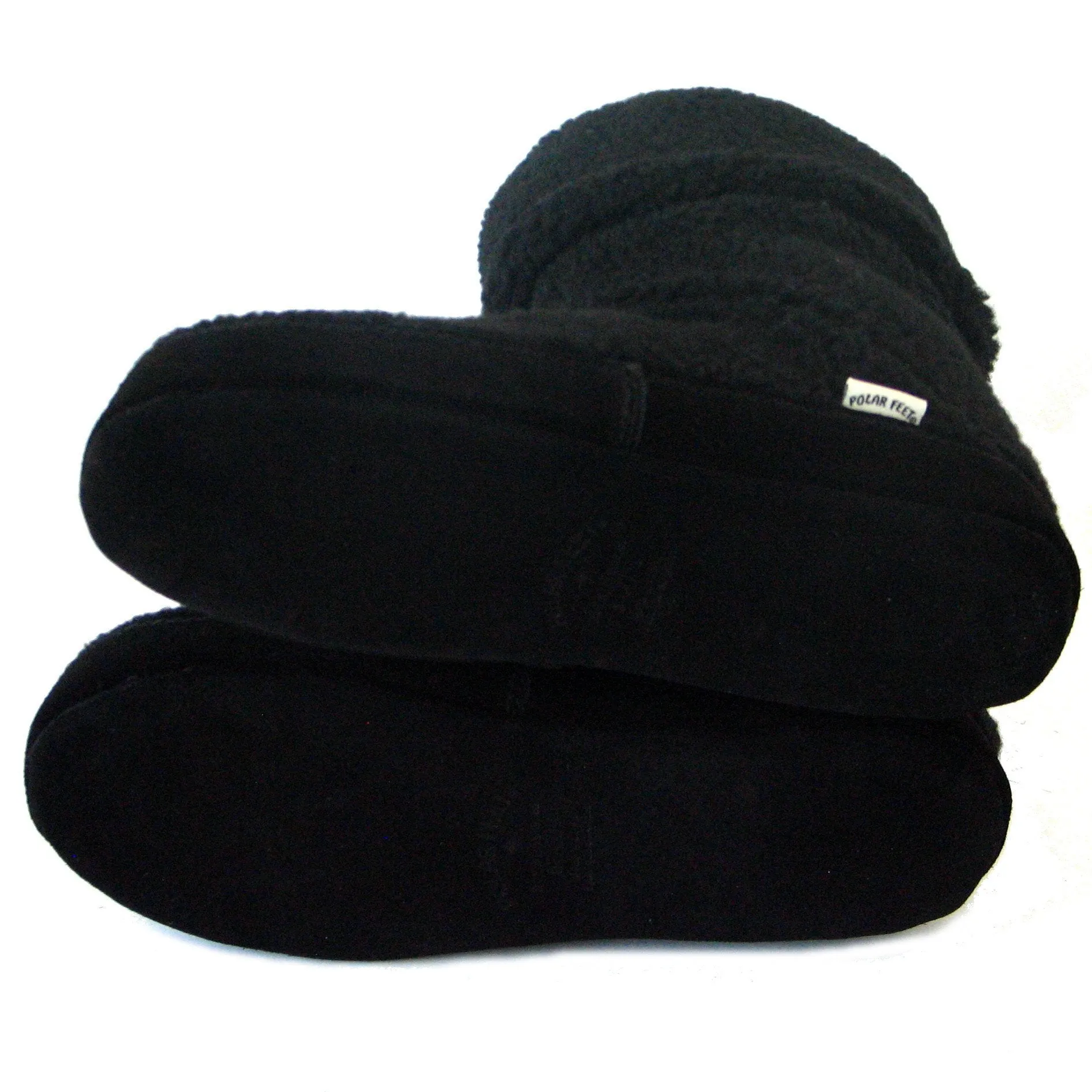 Polar Feet Women's Snugs - Black Berber