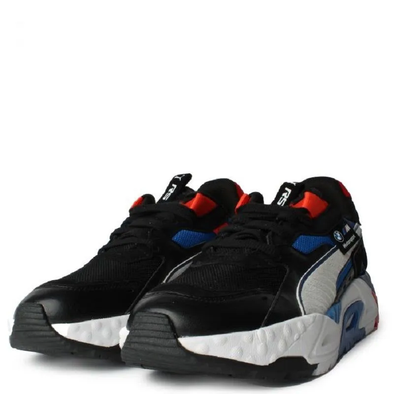 Puma Men's BMW Motorsport RS TRCK Shoes - Black / Cool Cobalt / Red