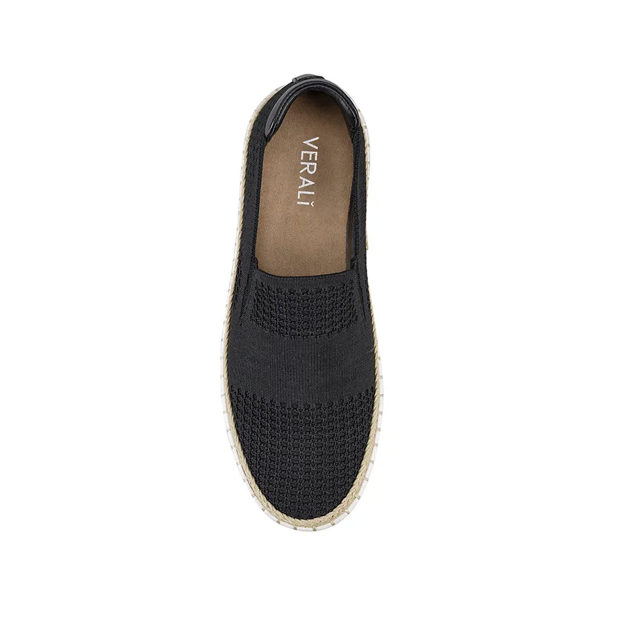 Queen Slip On Sneakers - Black Knit