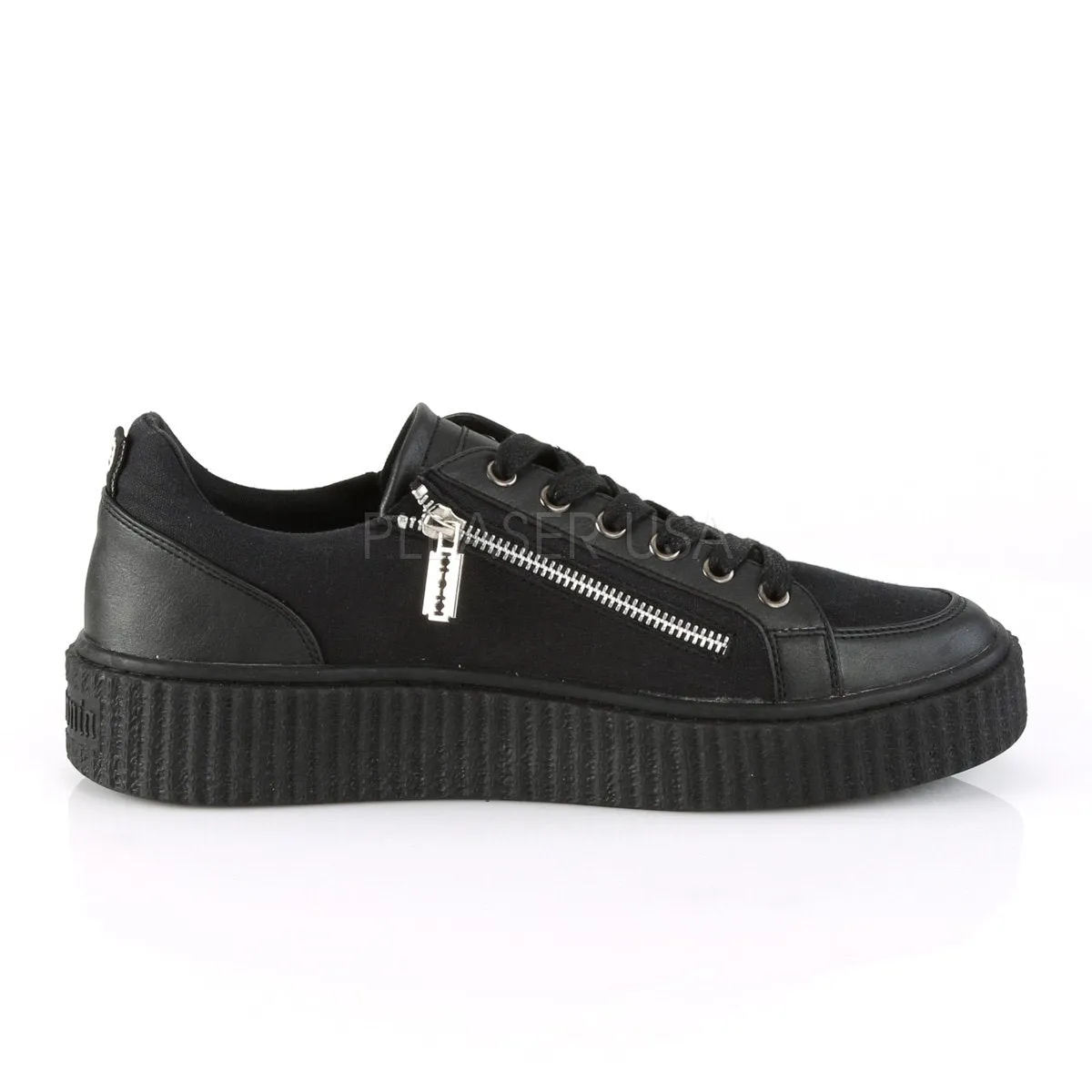 Razor Blade Zipper Sneakers (Unisex)