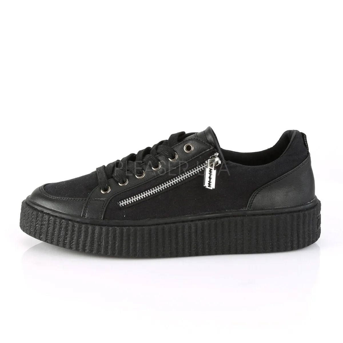 Razor Blade Zipper Sneakers (Unisex)