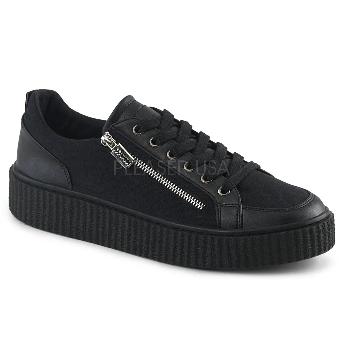 Razor Blade Zipper Sneakers (Unisex)