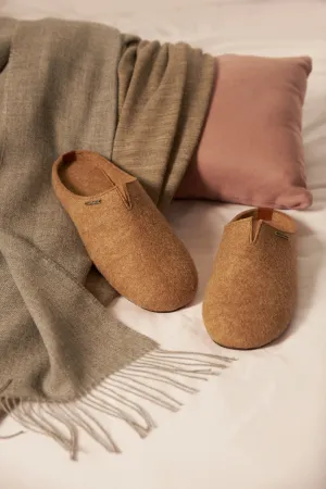 Rennen Slippers Alpaca & Wool Color Marron