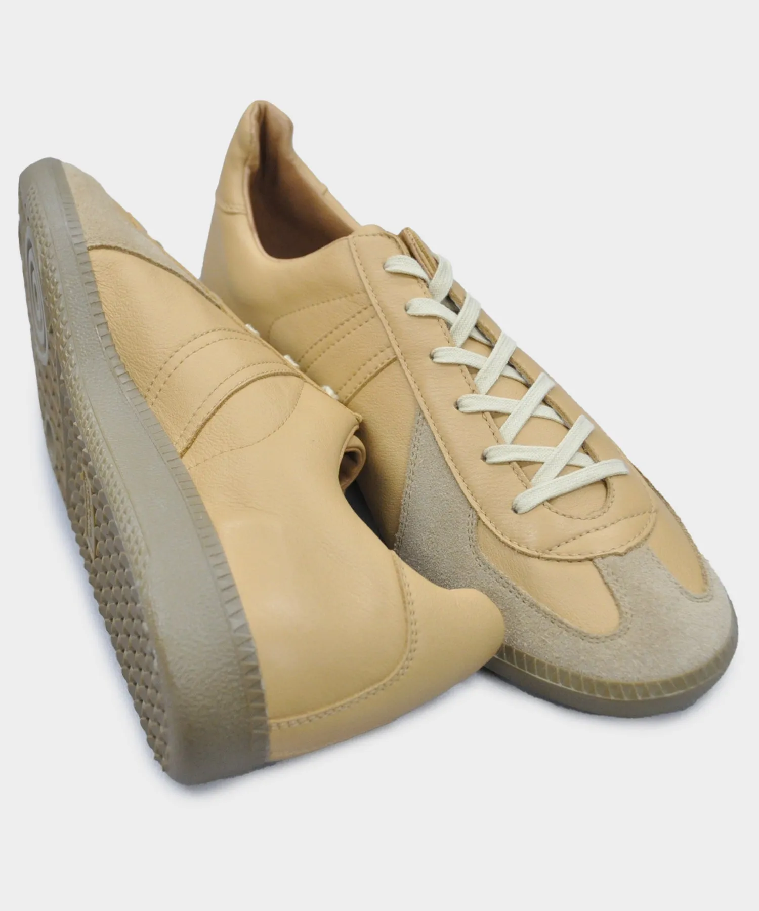 Reproduction of Found German Military Trainers in Beige