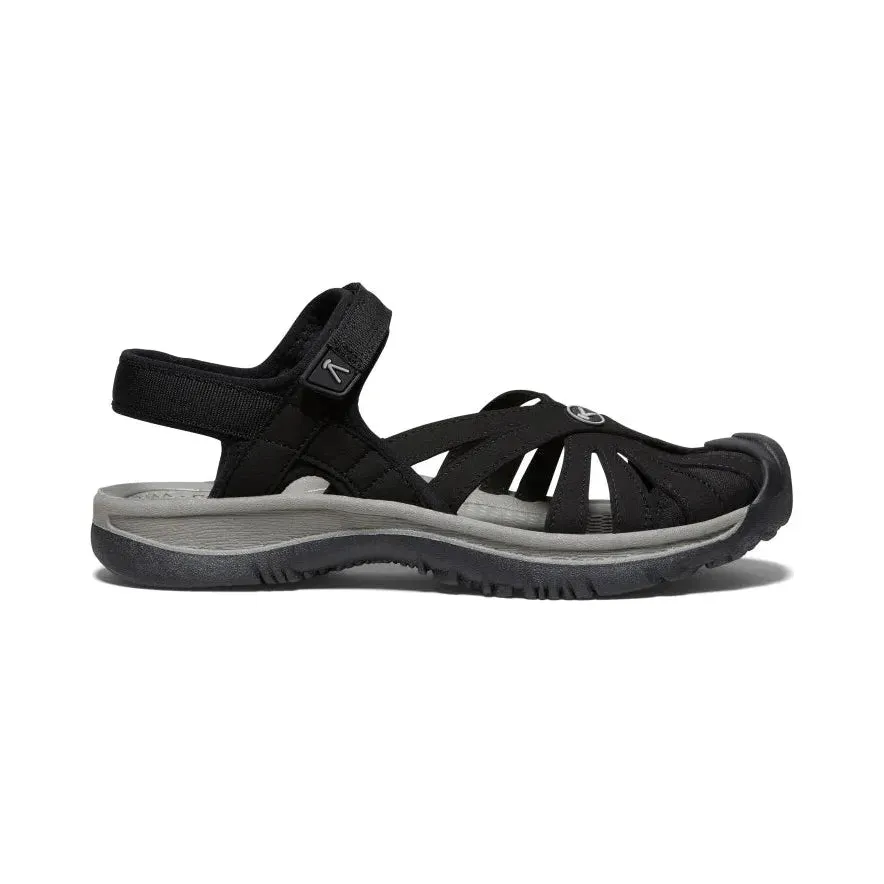 Rose Sandal - Black | Neutral Gray