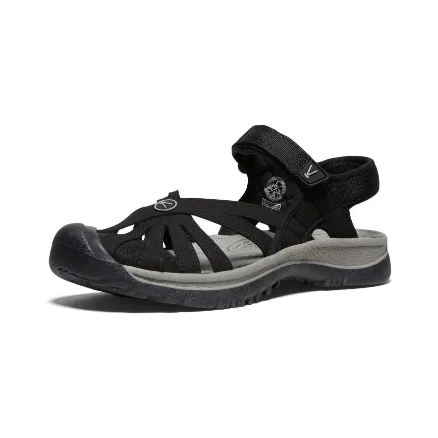 Rose Sandal - Black | Neutral Gray