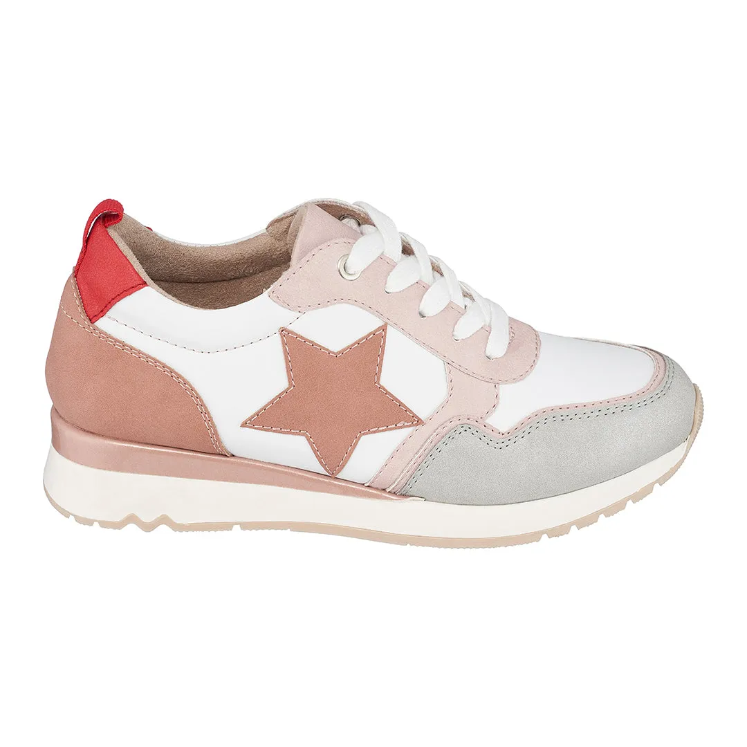 Samantha White Star Sneakers