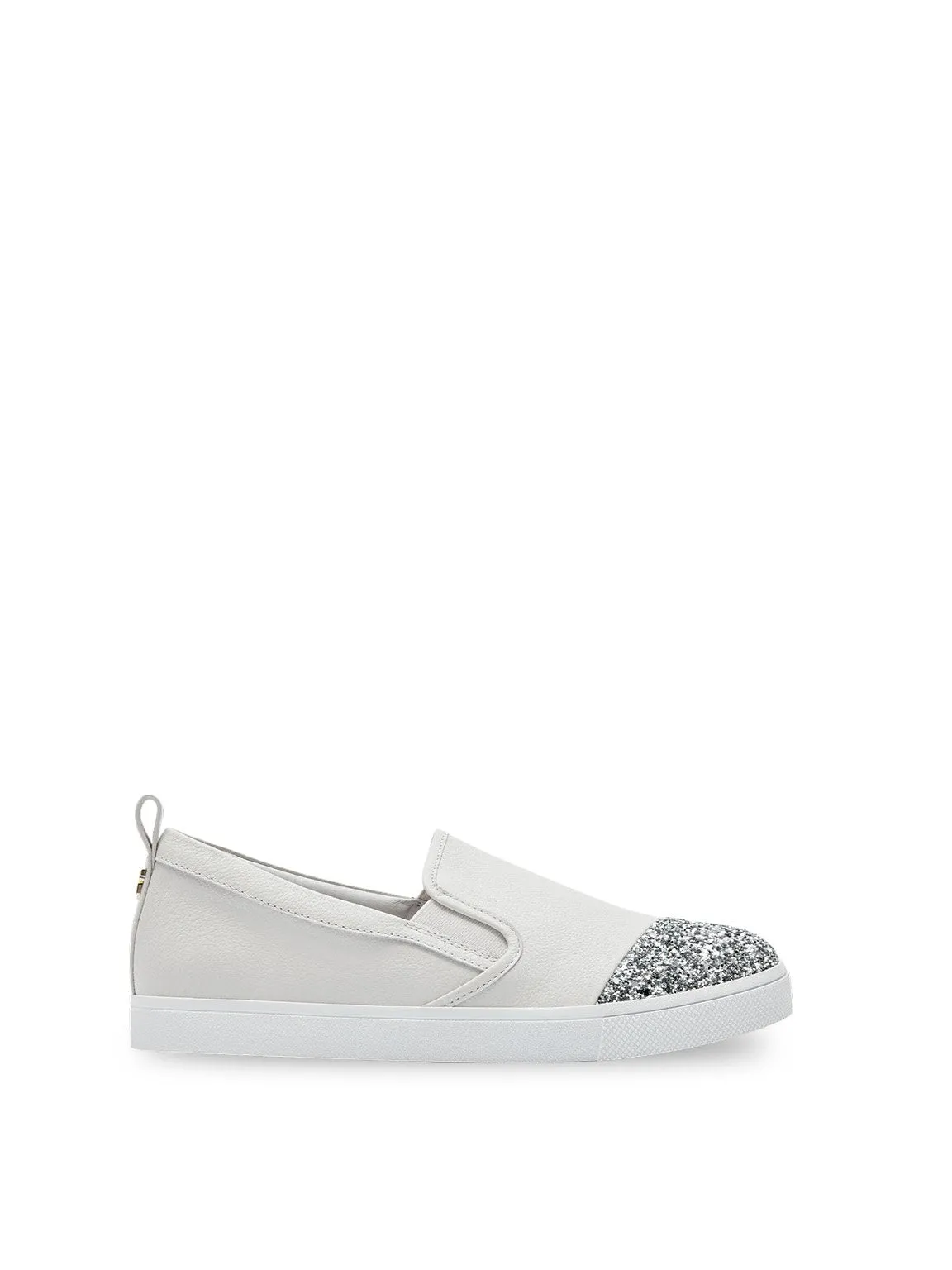 Silver glittering Slip On Sneakers