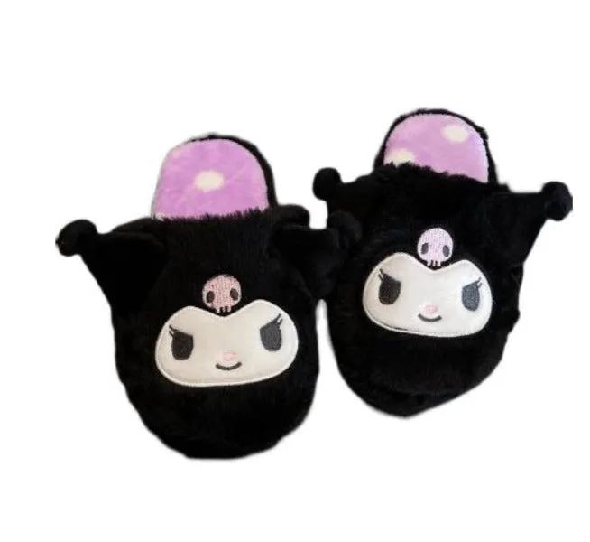 Slippers - Kuromi - One Size 6-9