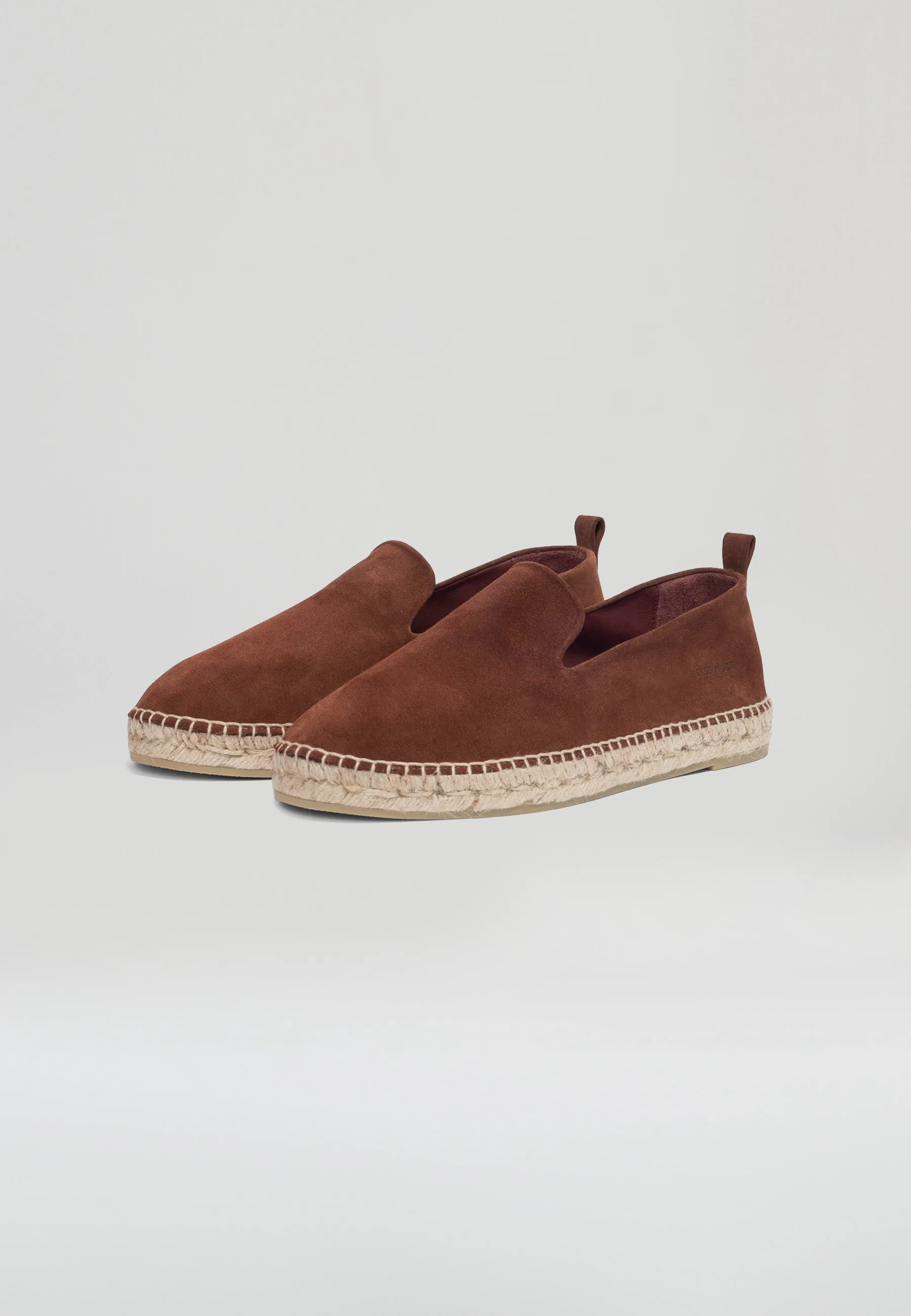 Slippers - Red Brown Suede