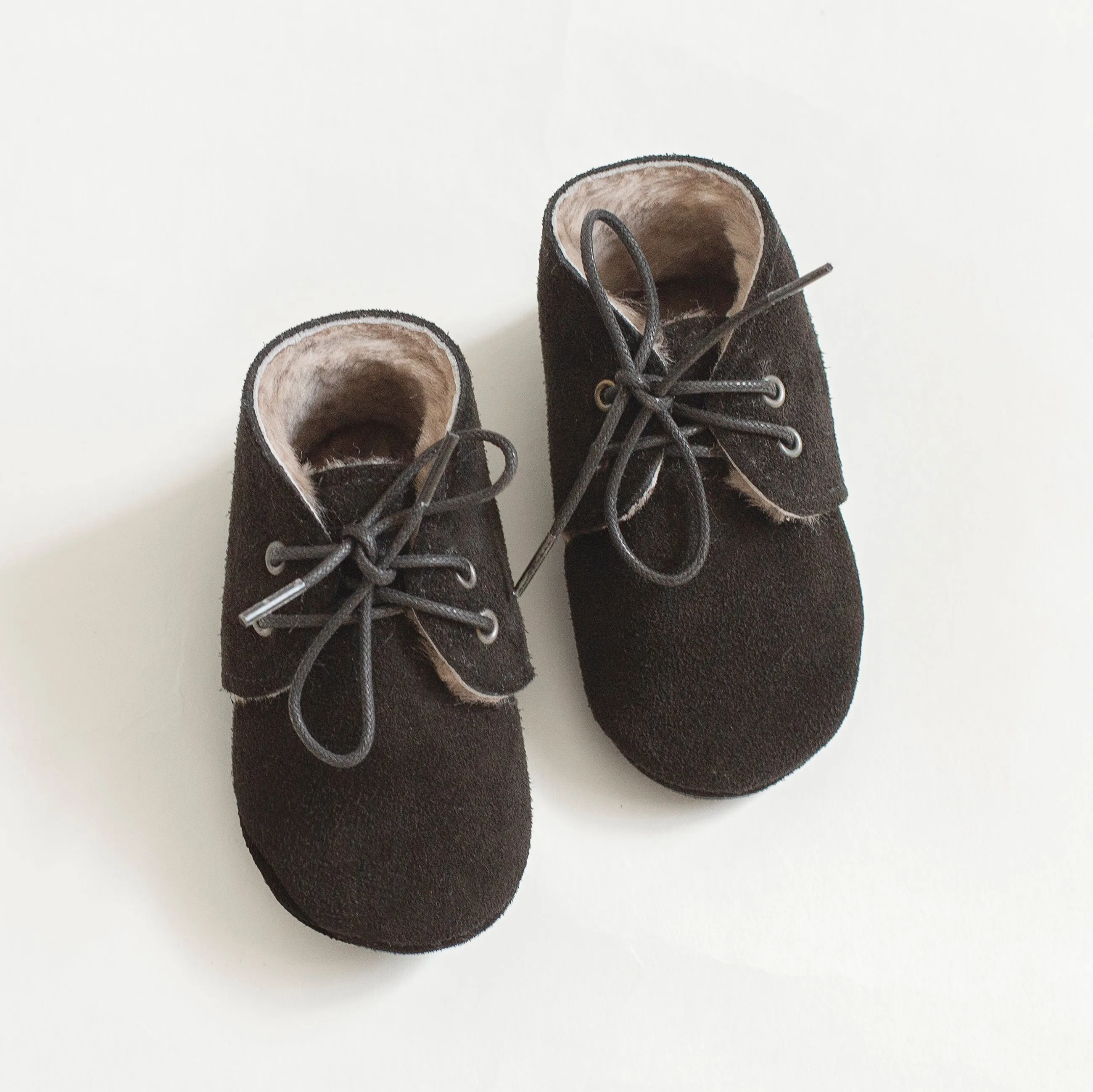 Suede winter toddler shoes