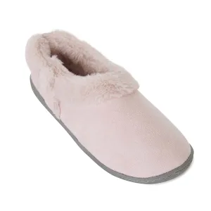 Sundae Slipper in Pale Pink Fabric