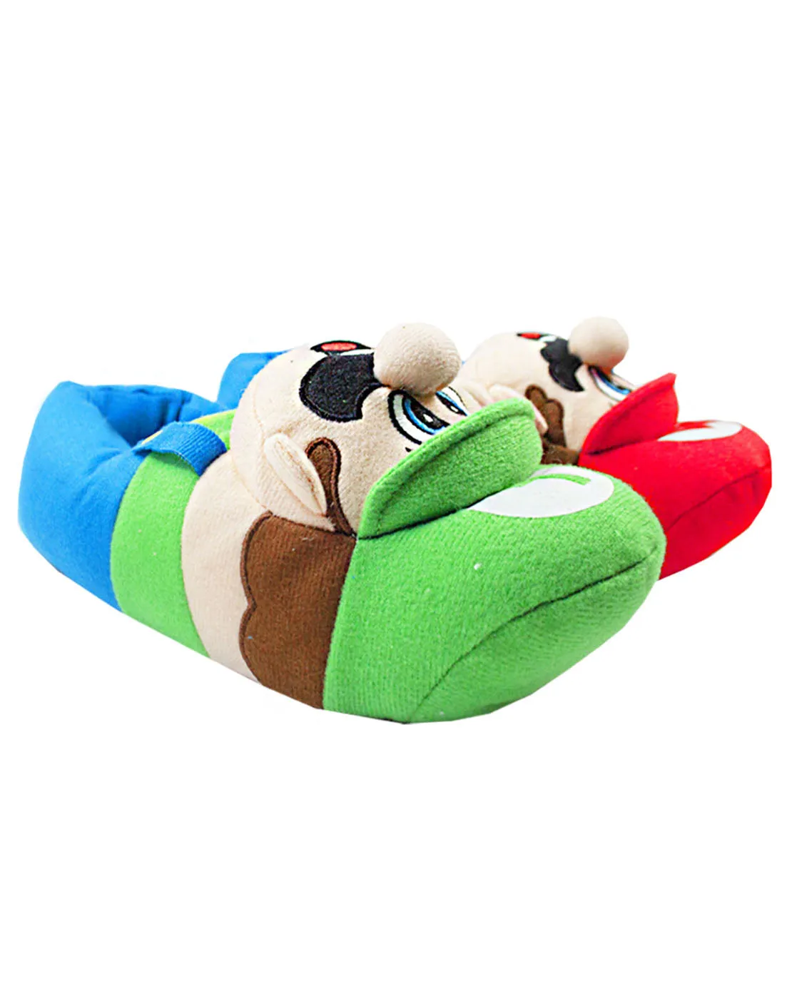 Super Mario Bros Mario And Luigi 3D Kid's Slippers