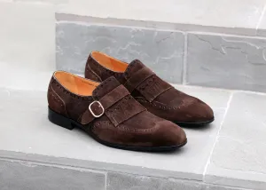 Supple Suede Slip-On Shoe Brown