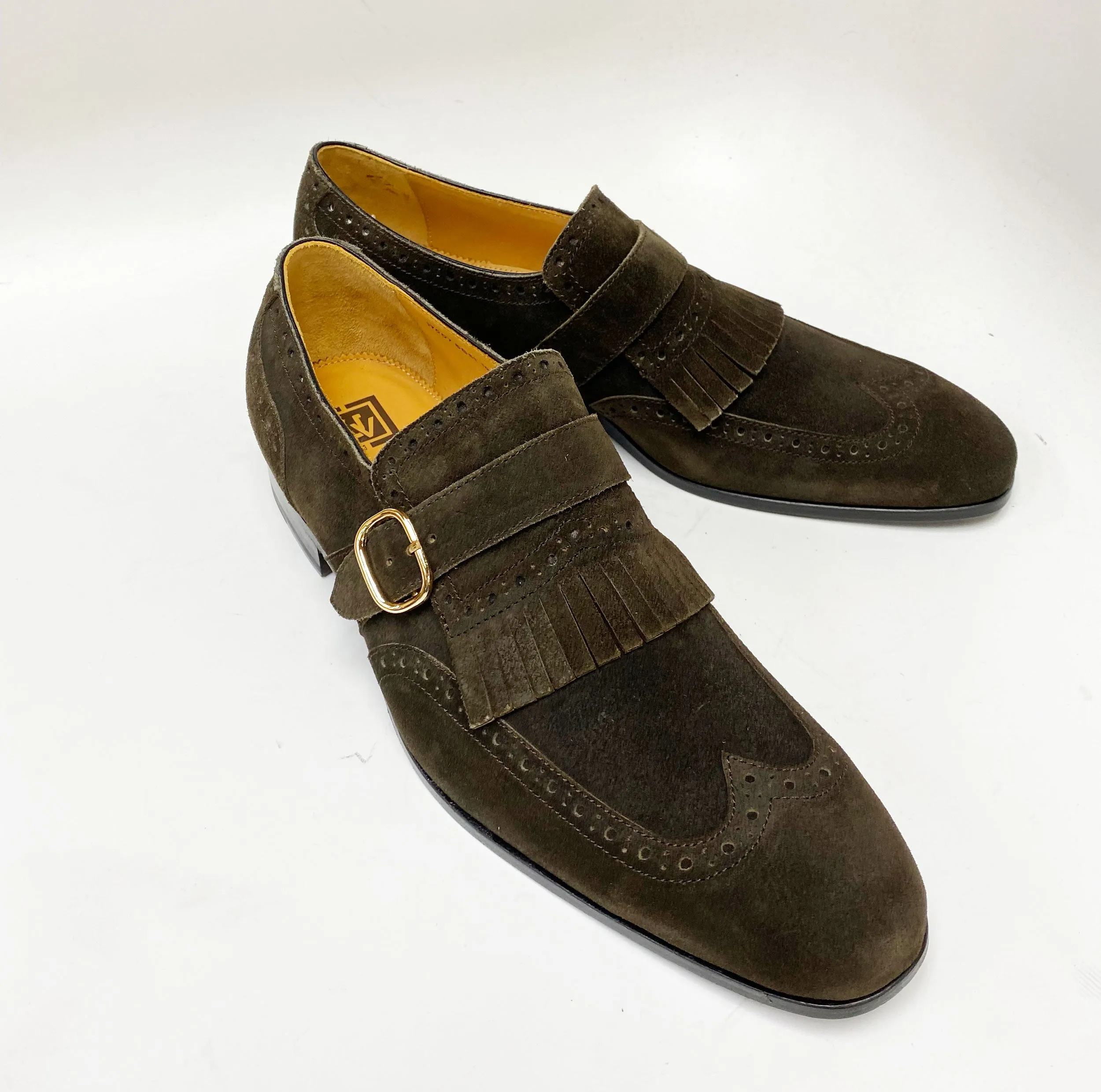 Supple Suede Slip-On Shoe Brown