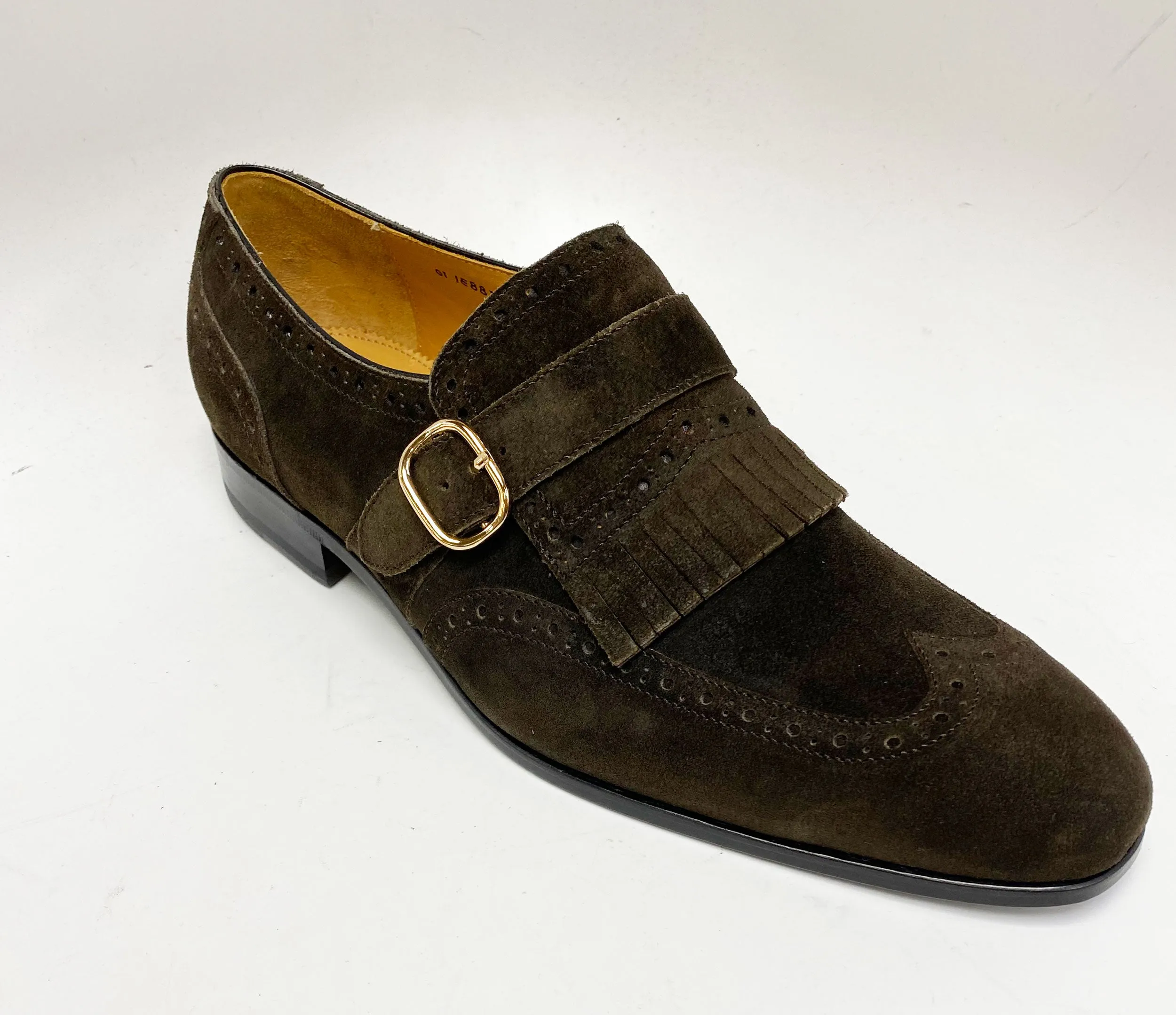 Supple Suede Slip-On Shoe Brown