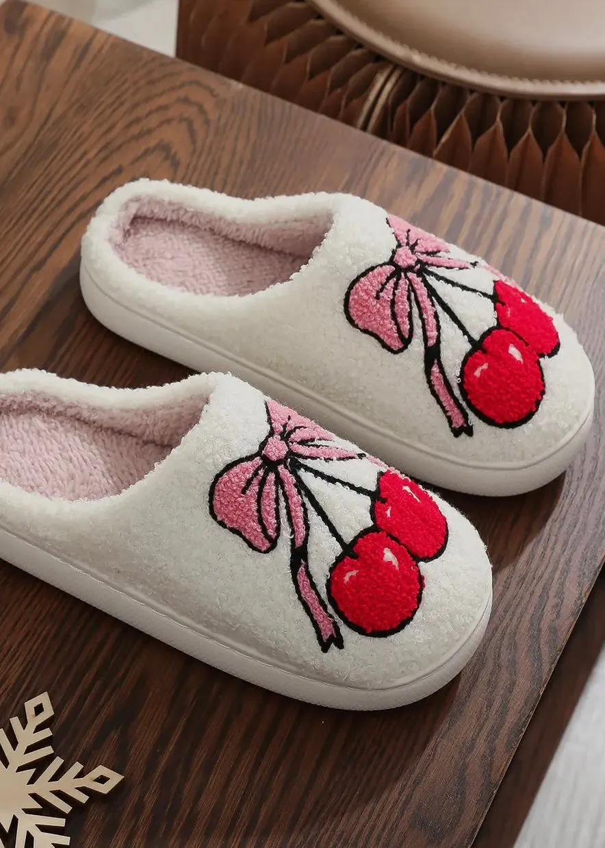 Sweet Cherry Pie Slippers