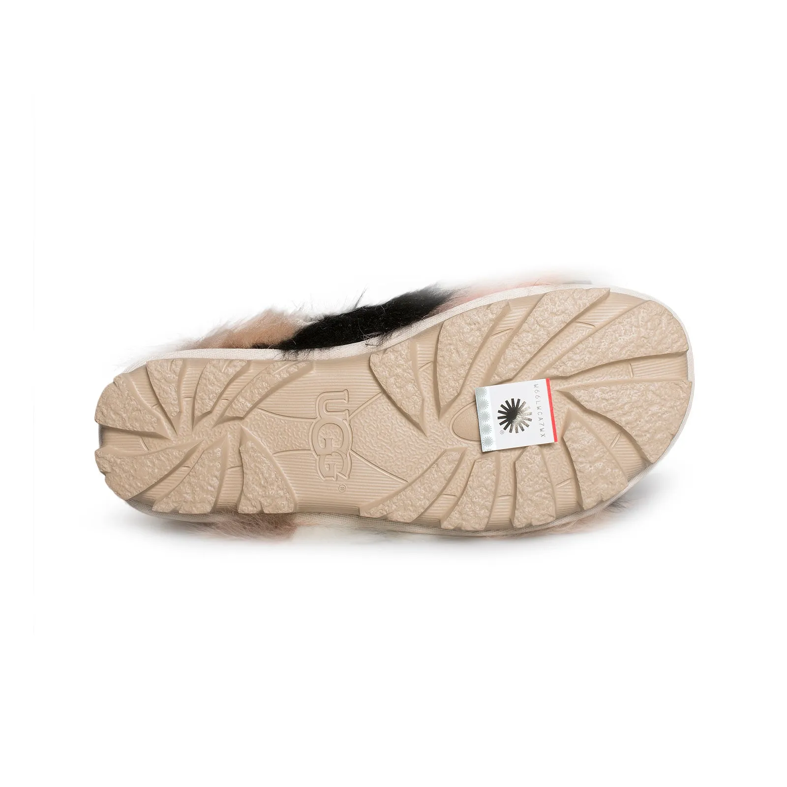 UGG Shag It Crazy Slide Natural Slippers  - Women's