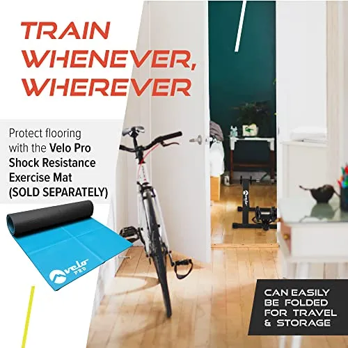 Velo Pro Turbo Trainer - Variable Resistance Magnetic Indoor Bike Trainer for Road bikes & Mountain Bikes