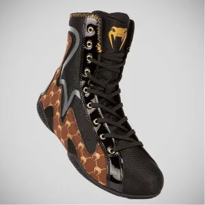 Venum Elite Evo Boxing Shoes Black/Brown