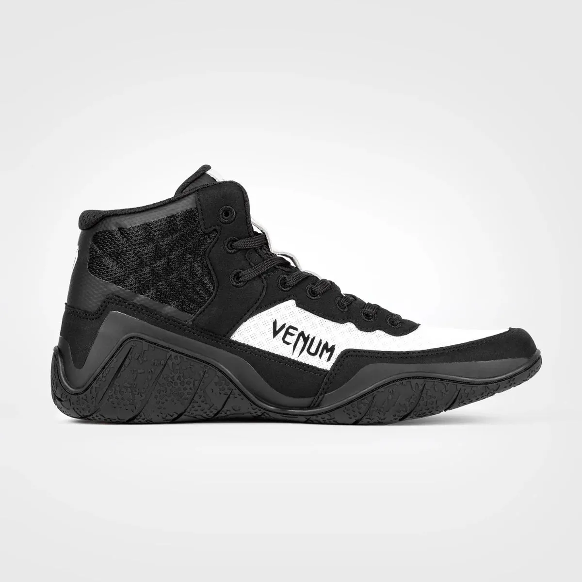 Venum Elite Wrestling Shoes Black/White