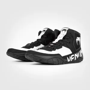 Venum Elite Wrestling Shoes Black/White