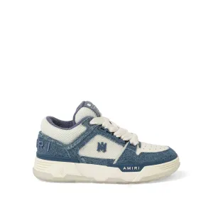 Vintage Denim MA-1 Sneaker in Washed Indigo