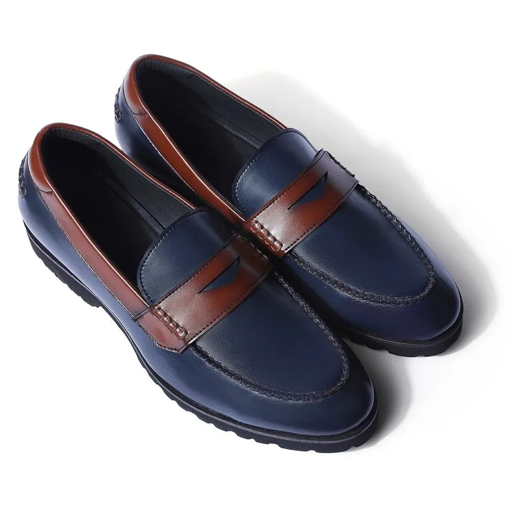 Windon Featherlite - Blue Penny Chunky Loafers