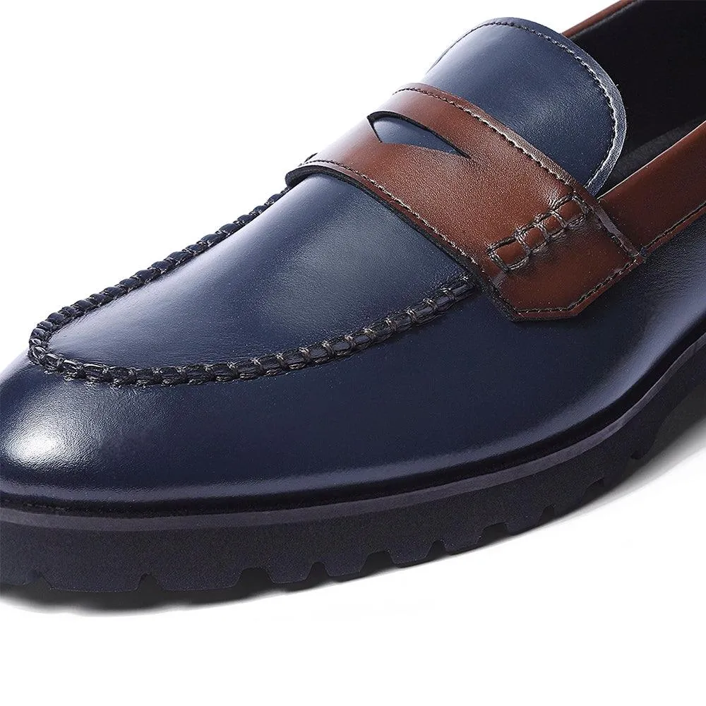 Windon Featherlite - Blue Penny Chunky Loafers