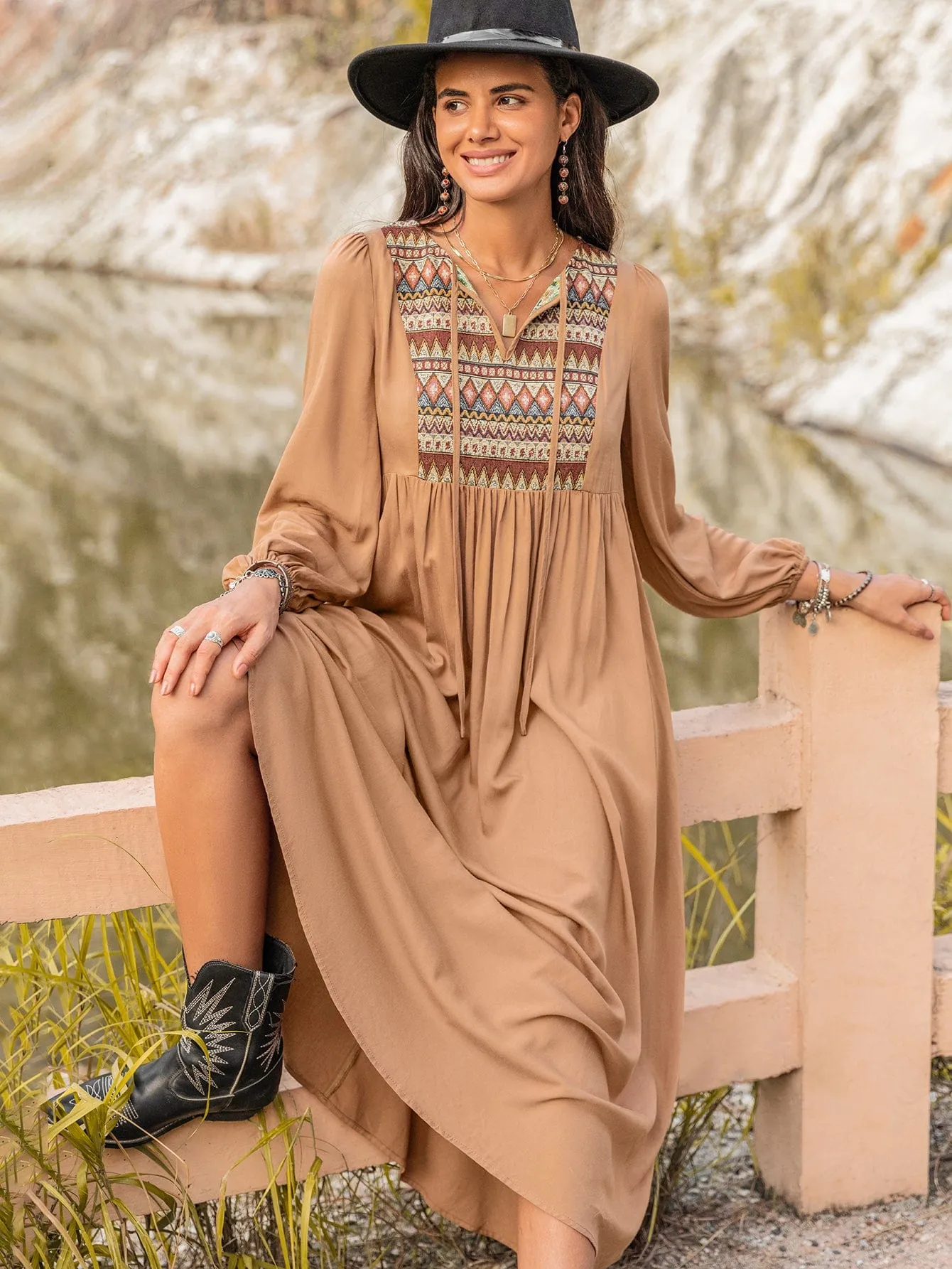 Winter Sands Maxi Dress