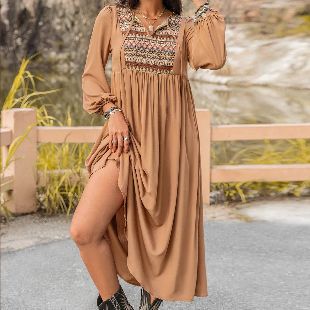 Winter Sands Maxi Dress