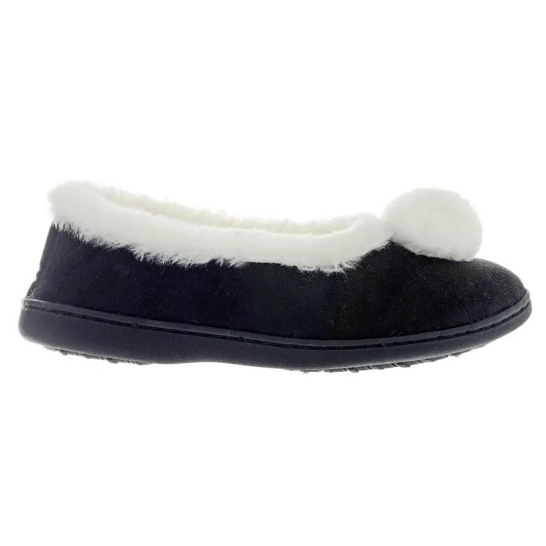 Womens Full Slippers Microsuede Soft Fur Lining Non-Slip