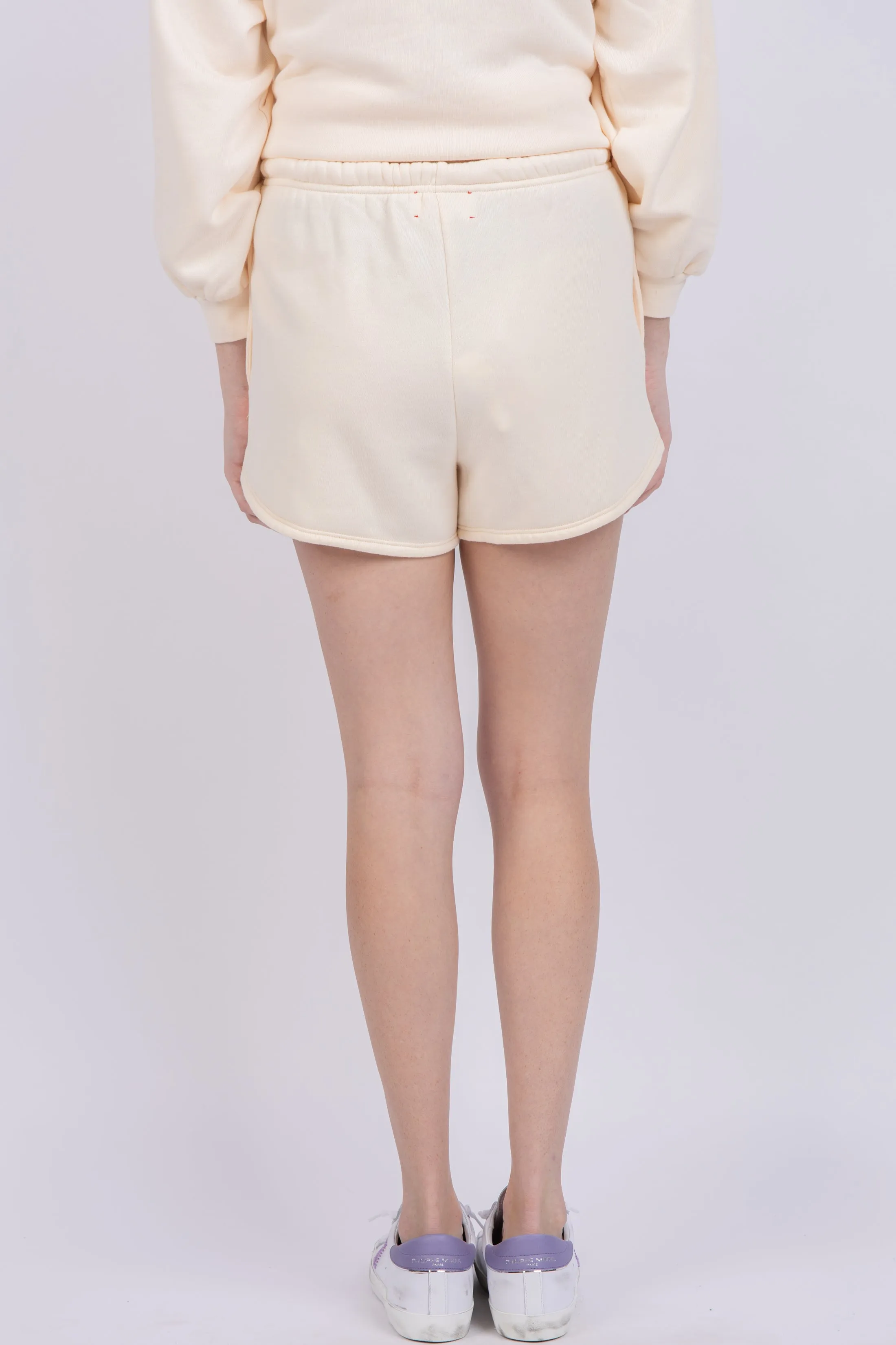 Xirena Mimie Sweatshort In Ivory Shell