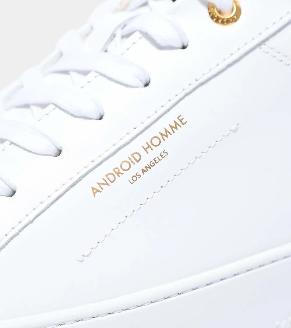 Zuma | White Leather Gold Carbon Fibre AHP211-38